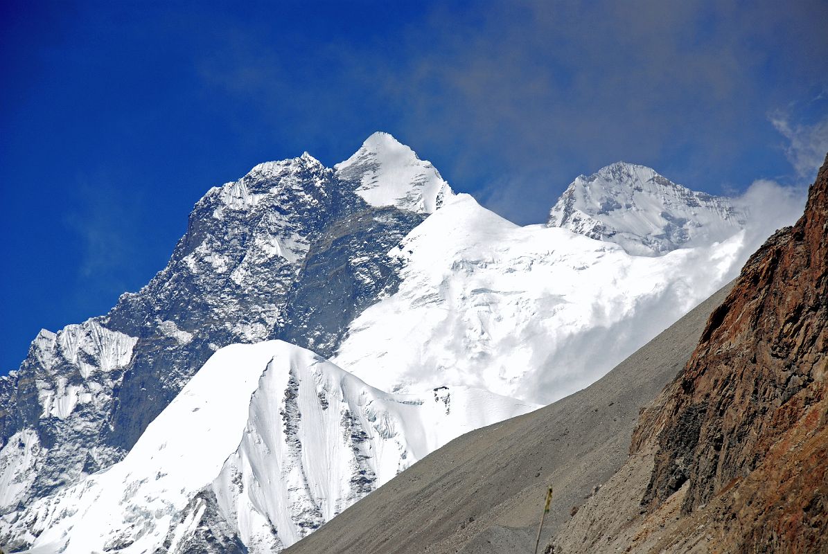 8 6 Lhotse, Lhotse Shar, Everest Kangshung East Face And Cho Polu From Barun Glacier Trail To Makalu Sandy Camp